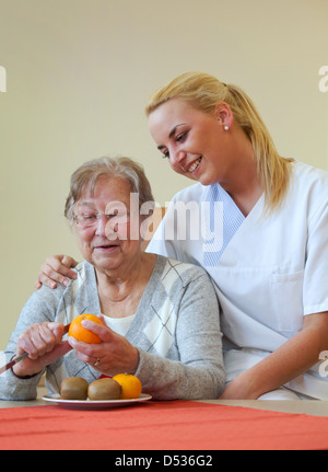 Deutschland, Generationen im Dialog Stockfoto