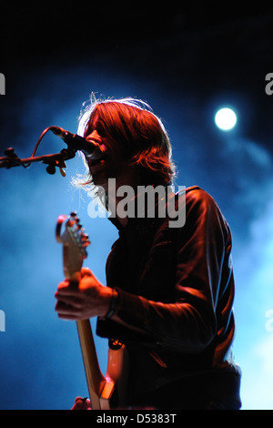 SANTANDER, Spanien - 23.Juli: Jamaika Band führt auf Santander-Musik-Festival am 23. Juli 2011 in Santander, Spanien. Stockfoto