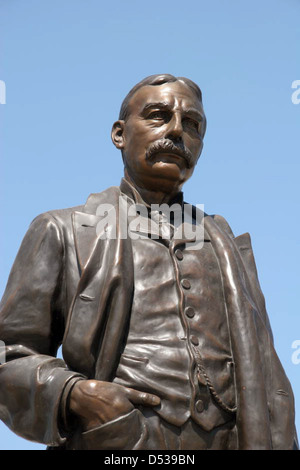 Statue von Henry Morrison Flagler am Key West Bight Ferry Terminal Stockfoto