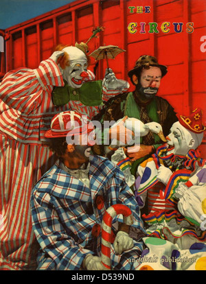 Ringling Zirkus Clowns: Sarasota, Florida Stockfoto