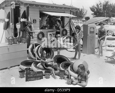 Treasure Island-Ticket-Wagen in der Nähe von St. Petersburg, Florida Stockfoto