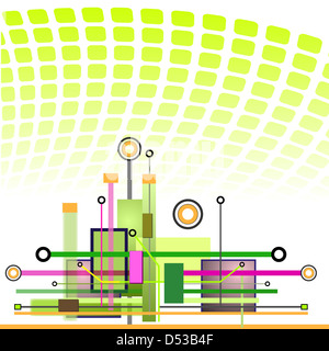 Hi-Tech-Technik-Hintergrund Stockfoto