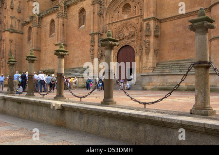 Kathedrale, Salamanca, neue Kathedrale, Via De La Plata Silber Route, Kastilien-León, Spanien Stockfoto