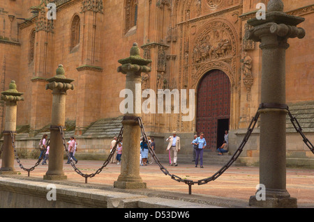 Kathedrale, Salamanca, neue Kathedrale, Via De La Plata Silber Route, Kastilien-León, Spanien Stockfoto