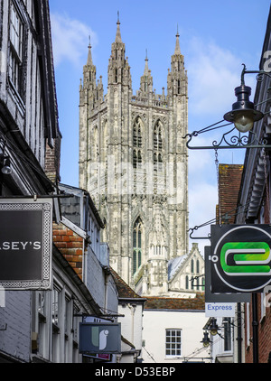 Canterbury Kathedrale Glockenturm Harry Kent England Stockfoto