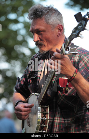 Didmarton Bluegrass-Musik-Festival, Gloucestershire UK Stockfoto