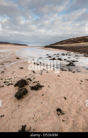 Achnahaird Strand in der Coigach in der Nähe von Achiltibuie, Schottland. Stockfoto