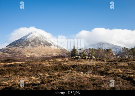 Glamaig von Glen Sligachan auf der Isle Of Skye in Schottland. Stockfoto