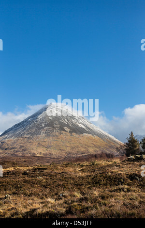 Glamaig von Glen Sligachan auf der Isle Of Skye in Schottland. Stockfoto