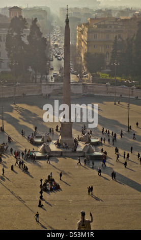 Piazza del Popolo, Rom, Italien Stockfoto