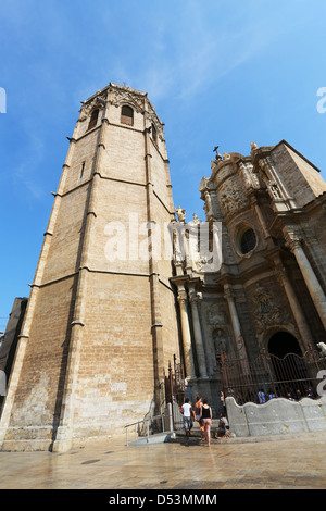 Kathedrale von Valencia Stockfoto