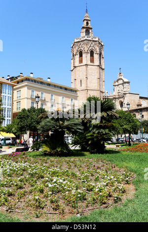 Kathedrale von Valencia Stockfoto