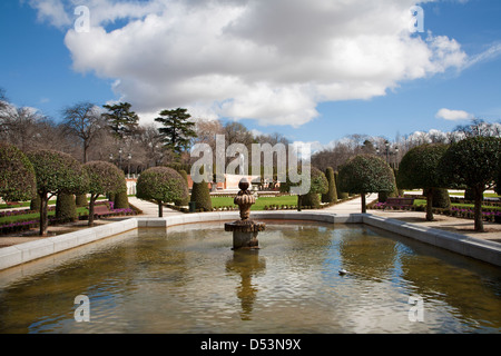 Madrid - Retiro park Stockfoto