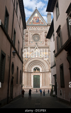 Kathedrale von Orvieto. Orvieto, Provinz Terni, Umbrien, Italien. Stockfoto