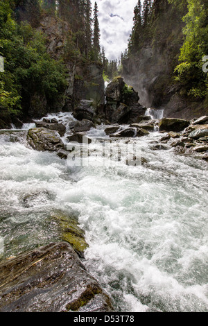 Freiheit, die Freiheit fällt State Recreation Site, Edgarton Autobahn, in der Nähe von niedrigeren Tonsina, Alaska, USA Stockfoto