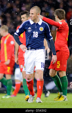 Kenny Miller in Aktion während des Spiels World Cup Gruppe A im Hampden Park Stadium Stockfoto