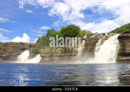 Wasserfall in Canaima-Nationalpark, Venezuela Stockfoto