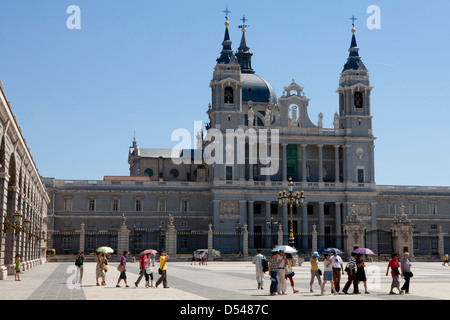Kathedrale von Nuestra Señora De La Almudena, Madrid, Spanien Stockfoto