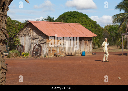 Diane McTurk. Visionär hinter Wildlife Karanambu Trust, Eco-Lodge für Besucher. Siebte Generation Guyana. Naturschützer Stockfoto