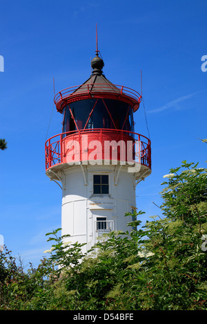 Insel Hiddensee, Leuchtturm am Gellen, Mecklenburg Western Pomerania, Deutschland Stockfoto