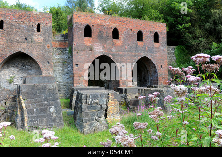 Hochöfen Blists Hill viktorianischen Stadt Ironbridge Shropshire England UK Stockfoto