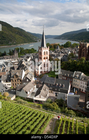 Bacharach, Deutschland, Blick auf Bacharach Stockfoto