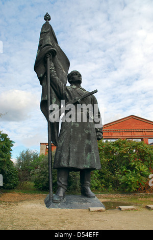 Rote Armee Soldat Statue, Memento Park Stockfoto