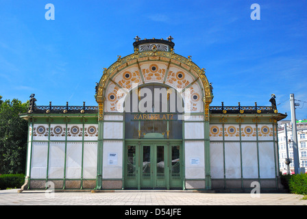 Karlsplatz Stadtbahn-Station, Vienna Stockfoto