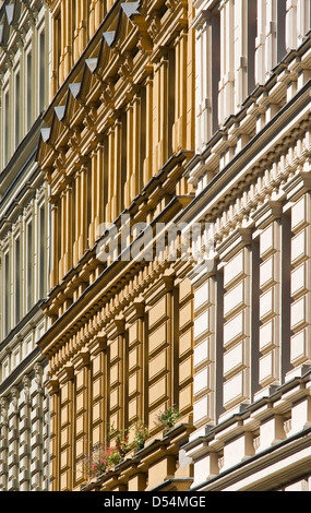 Berlin, Deutschland, die Fassade eines Hauses im grünen derzeit, Prenzlauer Berg Stockfoto