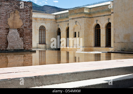 heitere erfolgt Center for the Arts in San Agustin Etla über die Rückseite des alten umgebauten Textilfabrik Oaxaca Mexico Stockfoto