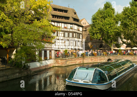 Petite France in Straßburg, Elsass, Frankreich Stockfoto