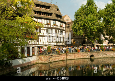 Petite France in Straßburg, Elsass, Frankreich Stockfoto