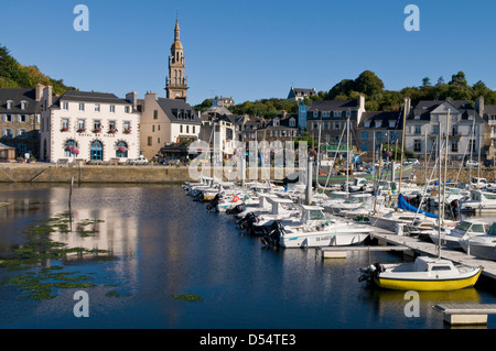 Der Hafen von Binic, Bretagne, Frankreich Stockfoto