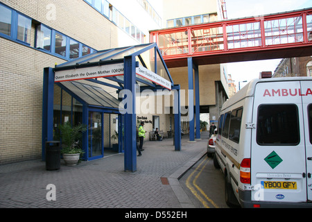 St Marys Paddington NHS Trust - Königin Elizabeth die Königin-Mutter (QEQM) Flügel Stockfoto