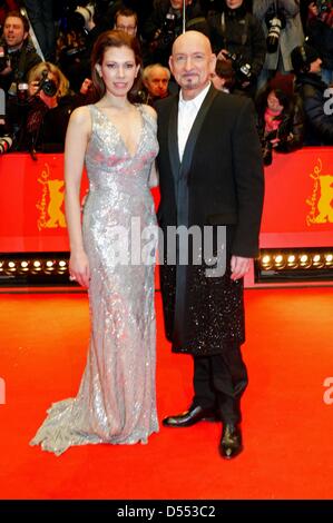 Daniela La Vender und Sir Ben Kingsley bei der Premiere von "Shutter Island" während der Berlinale 2010 am 13. Februar 2010. Stockfoto