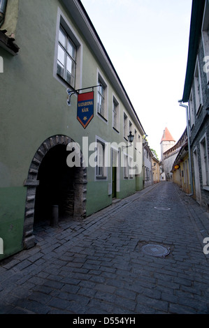 Katariina Käik - St. Catherines Passage über die Muurivahe in der Altstadt von Tallinn, Tallinn, Estland, Baltikum Stockfoto