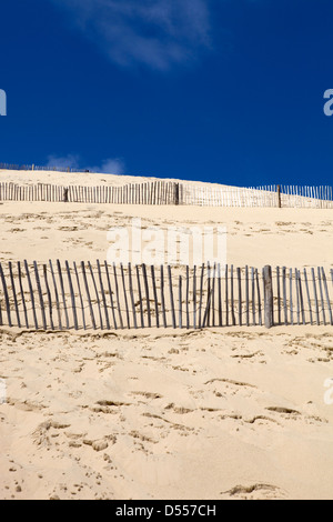 Die berühmten Düne von Pyla, die höchste Sanddüne Europas in Pyla Sur Mer, Frankreich. Stockfoto