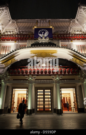 Tokios berühmten Kabuki-Za Theater öffnete im Jahre 1889.  Kabuki-Za Rekonstruktion ist jetzt vollständige Wiedereröffnung April 2013. Stockfoto