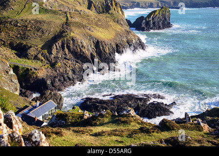 Das Strandcafé Kynance Cove, Cornwall, England Stockfoto