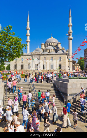 Yeni Cami (neue Moschee), Eminonu, Istanbul, Türkei Stockfoto