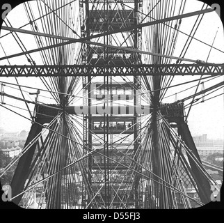 Weltausstellung: Riesenrad, Chicago, Vereinigte Staaten, 1893. Stockfoto