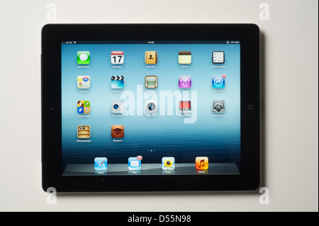 Hamburg, Deutschland, Apple iPad in schwarz Stockfoto