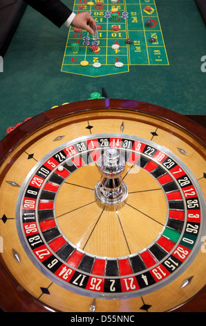 Düsseldorf, Roulette auf der Show-ima Stockfoto