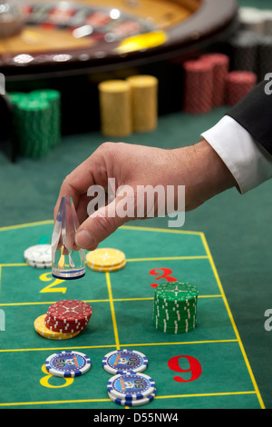 Düsseldorf, Roulette auf der Show-ima Stockfoto