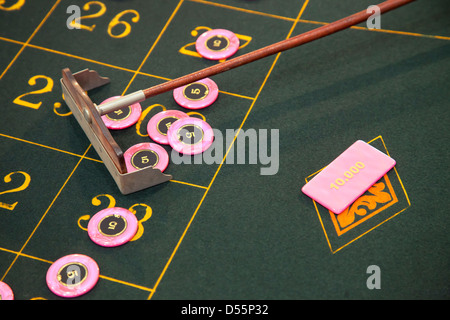 Düsseldorf, Roulette auf der Show-ima Stockfoto