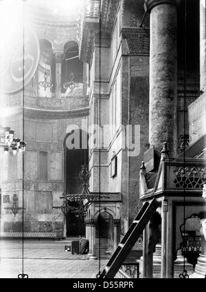 Hagia Sophia, Istanbul, Türkei, 1914. Stockfoto