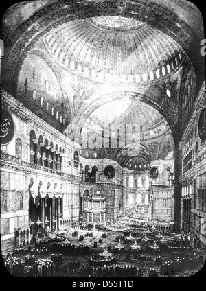 Hagia Sophia, Istanbul, Türkei, 1903. Stockfoto