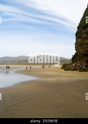 Außen Kathedrale Höhlen am Waipati Strand, Catlins, in der Nähe von Papatowai, Clutha, Neuseeland. Stockfoto