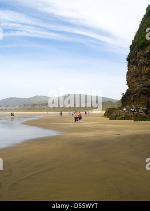 Außen Kathedrale Höhlen am Waipati Strand, Catlins, in der Nähe von Papatowai, Clutha, Neuseeland. Stockfoto