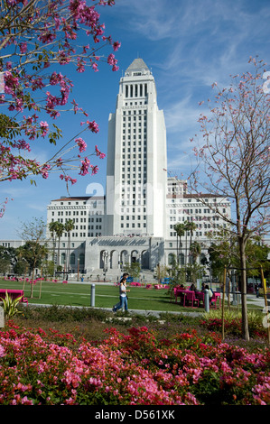 Rathaus in der Innenstadt von Los Angeles Stockfoto